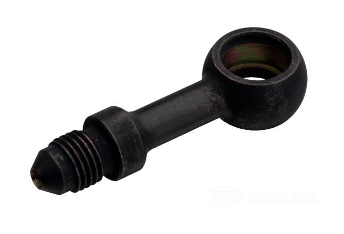 Raccord de Goodridge; acier, noir, parkerisé, droit; Ø 7/16”; filet raccord: JIC 37°-3→banjo; poids brut: 20 g