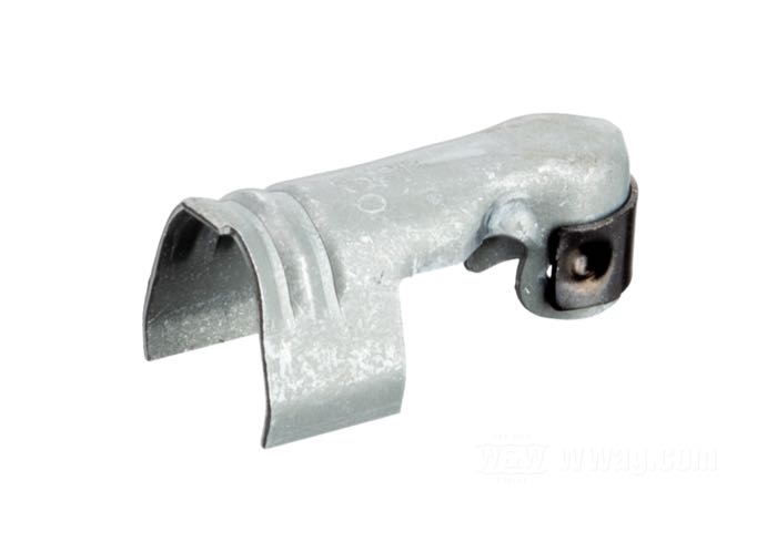 Cosse »à ressort«; pour Bougie; pour fil de bougie de Ø 7 mm; pour sertissage; acier, zingué; poids brut: 2 g