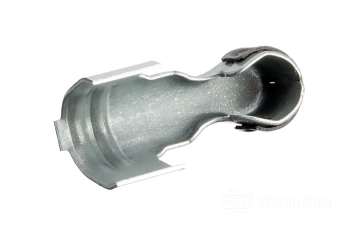 Cosse »à ressort«; pour Bougie; pour fil de bougie de Ø 7 mm; pour sertissage; acier, zingué; poids brut: 2 g
