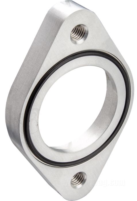 Plateau adaptateur de Vergaser Manufaktur; pour Pipe d'admission; pour carburateurs CV 1988→; alu billet; épaisseur: 12 mm; filetage: M8; avec joint torique; Allemagne; poids brut: 70 g