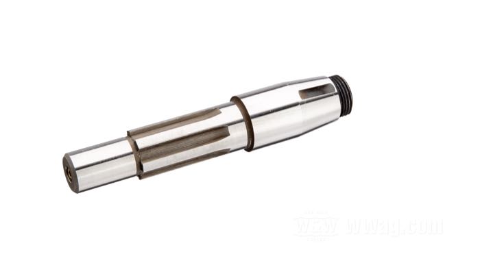 Eje cigüeñal lado distribución »Estándar«; apropiado para 74”+80” Big Twin Flathead 1937-1948; acero; reemplaza OEM HD 24006-37; peso bruto: 350 g