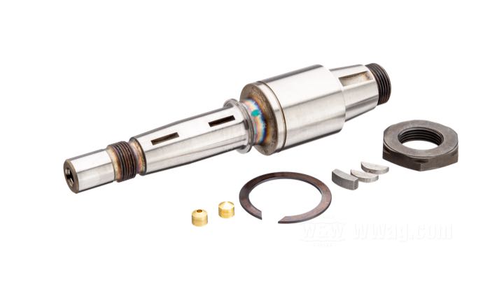 Albero distribuzione di S&S; atto per Big Twin 1958-primi modelli 1981; acciaio; con tappi →1972 e 1973→; rimpiazza OEM HD 24006-58; peso lordo: 520 g