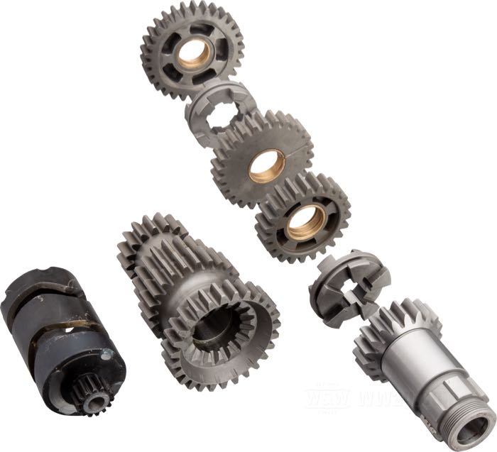 Umrüstkit »4-Gang« von Samwel Supplies; passend für 45”/750cc Flathead Solo Modelle 1941-1946; Stahl; Europa; Bruttogewicht: 3.36 kg