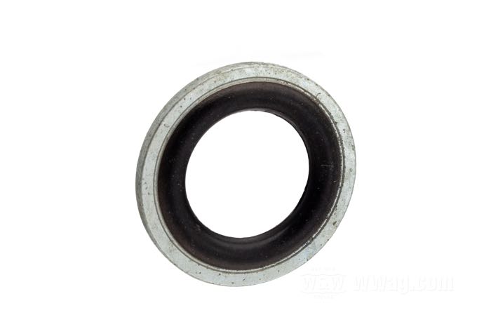 Dichtscheibe »Stat-O-Seal Standard«; Aluminium / synthetischer Gummi; ID x AD: 9.5 x 17.0 mm, 1.2 mm stark; für Schraube: 3/8 ”; ersetzt OEM HD 41731-88A; Bruttogewicht: 10 g