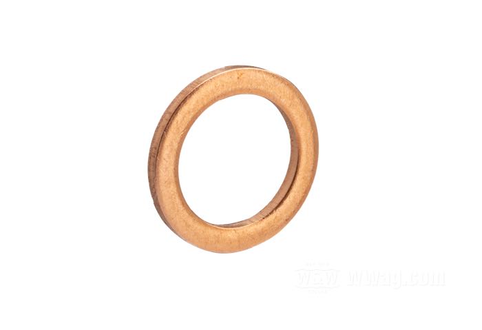 Dichtscheibe von Goodridge; Kupfer; ID x AD: 11.4 x 15.8 mm, 1.5 mm stark; für Schraube: 7/16 ”; Bruttogewicht: 1 g