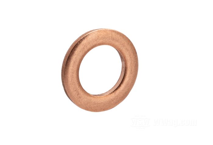 Rondella di tenuta di Performance Machine; per pinze freno di Performance Machine; rame; Ø int. x Ø est.: 9.9 x 16.0 mm, spessore: 1.6 mm; per vite: 3/8 ”; peso lordo: 2 g