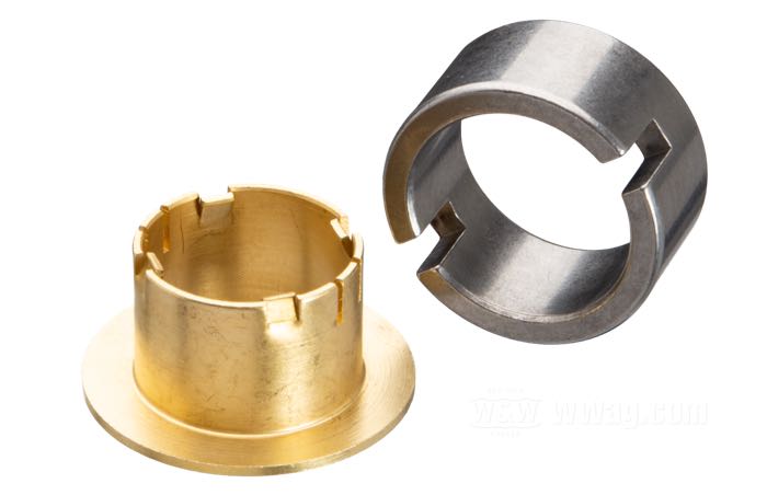 Déflecteur d'huile; adaptable à Sportster 1963-1978; couvercle de distribution; bronze rouge / acier; remplace OEM HD 25265-63; poids brut: 40 g