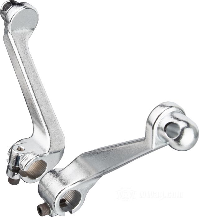 Supporti poggiapiedi; atto per XLH/XLCH 1971-1976; acciaio, zincato; con viti di montaggio; rimpiazza OEM HD 50948-71 e 50949-67; peso lordo: 830 g