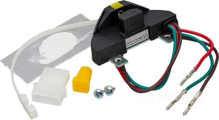 Zündmodul von Accel; für Accel E-Spark Zündung; geeignet für 12 V; Primär-Widerstand: 2-4 Ohm; Bruttogewicht: 80 g
