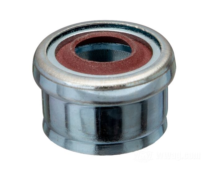 Guarnizione di Kibblewhite Precision Machining; per stelo di valvola; atto per Sportster 1957-1985 scarico; acciaio / gomma; U.S.A.; peso lordo: 10 g