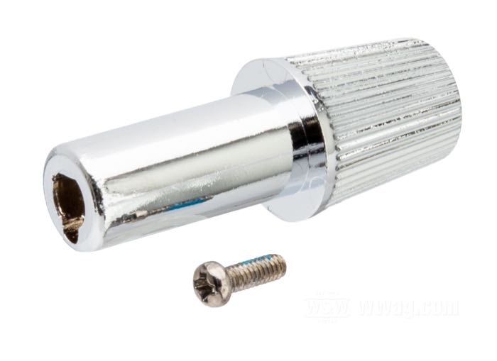 Botón retrocedor para cuentakilómetros; apropiado para FXLR 1984-1994; plástico, cromado; con tornillo; reemplaza OEM HD 67108-83; peso bruto: 10 g