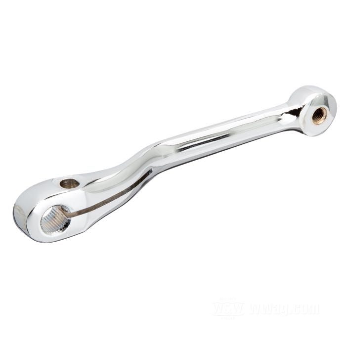 Foot shift lever; fits Sportster 1971-1974; steel, chrome-plated; splined; replaces OEM HD 34606-71; gross weight: 220 g