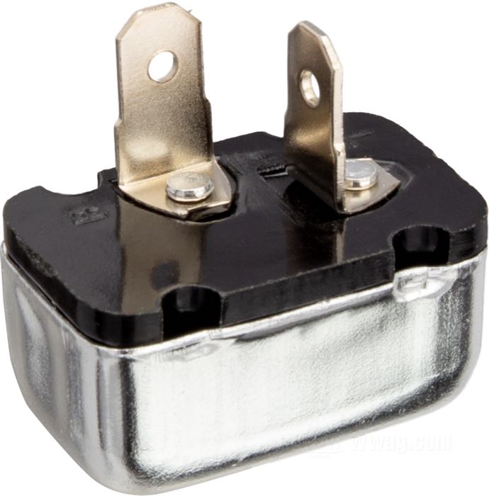Flasher unit; aluminum / copper / phenolic paper; length x width: 31 x 19 mm; 12 V; 2 x 23 W; replaces OEM HD 68543-64A; gross weight: 12 g