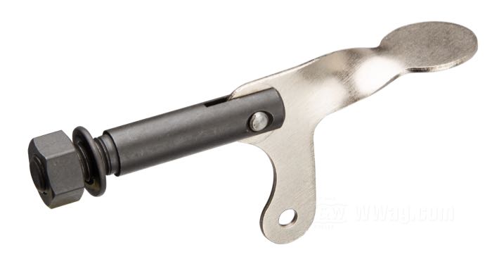 Leva estárter de Colony; apropiado para Knucklehead 1936-1937; acero, niquelado / parkerizado; para carburadores Linkert serie M; reemplaza OEM HD 1233-36; EE. UU.; peso bruto: 51.2 g