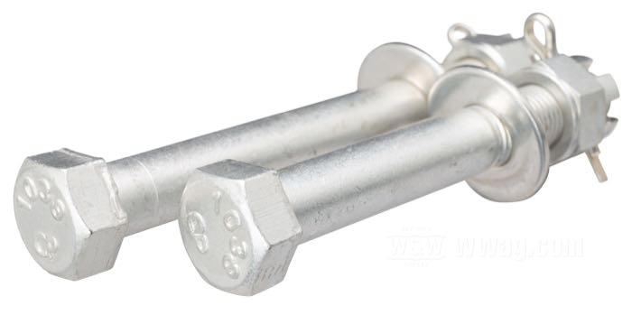 Kit boulonnerie de Colony; pour support moteur inférieur; adaptable à Big Twin OHV 1958-1965; acier, CAD (procédé ZnNi), tête des boulons avec marque CP1038; remplace OEM HD 24791-36, 4435W, 6395B, 7809 et 528; USA; poids brut: 246.2 g