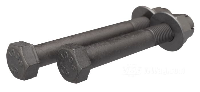Kit de bulones de Colony; para soporte motor, abajo; apropiado para Big Twin OHV 1966-1969; acero, parkerizado, cabezas de los tornillos marcados con 1038 CP; reemplaza OEM HD 24791-36, 4435W, 6395B, 7775 y 528; EE. UU.; peso bruto: 244.4 g