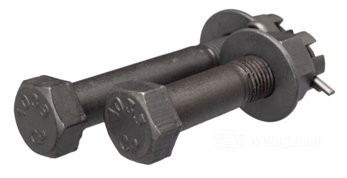 Kit de bulones de Colony; para soporte motor, abajo; apropiado para Big Twin Sidevalve 1937-1947; acero, parkerizado, cabezas de los tornillos marcados con CP1035/1038; hexagonal; reemplaza OEM HD 24797-36, 437-48, 437-26, 0128, 0224 y 0291; EE. UU.; peso bruto: 236 g