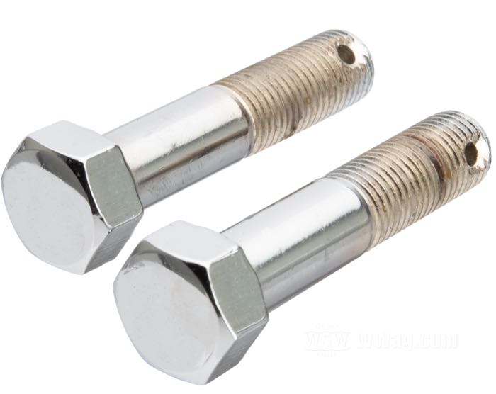 Kit boulonnerie de Colony; pour support moteur inférieur; adaptable à 750cc 1929-1952, Big Twin 1930-1936; acier, chromé; hexagonal; remplace OEM HD 4379, 6395 et 7809; USA; poids brut: 180 g
