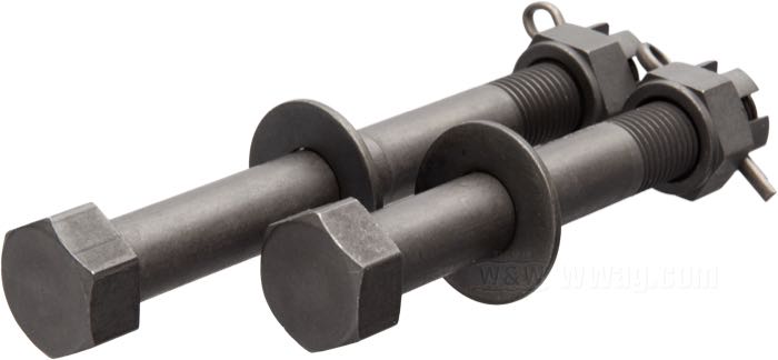 Kit boulonnerie de Colony; pour support moteur inférieur; adaptable à Big Twin OHV 1936-1957; acier, parkerisé, plain hex heads; remplace OEM HD 24791-36, 24794-36, 24797-36, 24800-36, 6395 et 528; USA; poids brut: 297.4 g