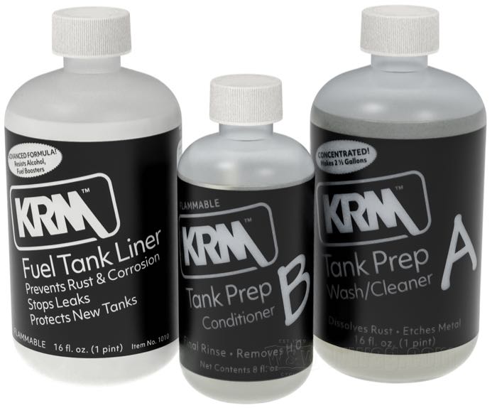 W&W Cycles - KRM Tank Cleaner and Sealer for Harley-Davidson