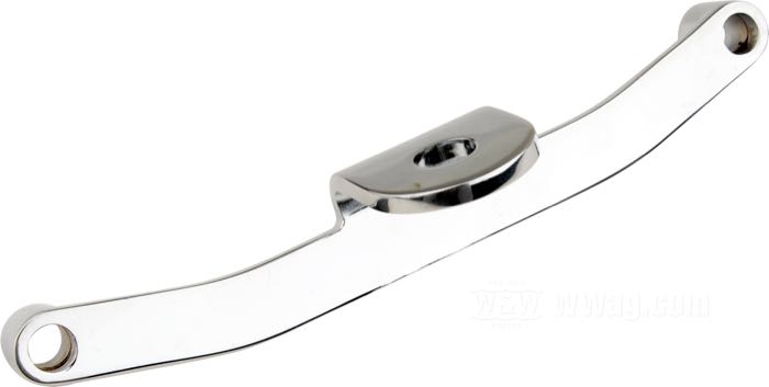 Support phare de LeBeeF; pour Fourche Springer ; adaptable à 1936 OHV, 1937-1948 Big Twin, 45 cui. Solo et Servi-Car 1940-1957; acier, chromé; Espagne; poids brut: 120 g
