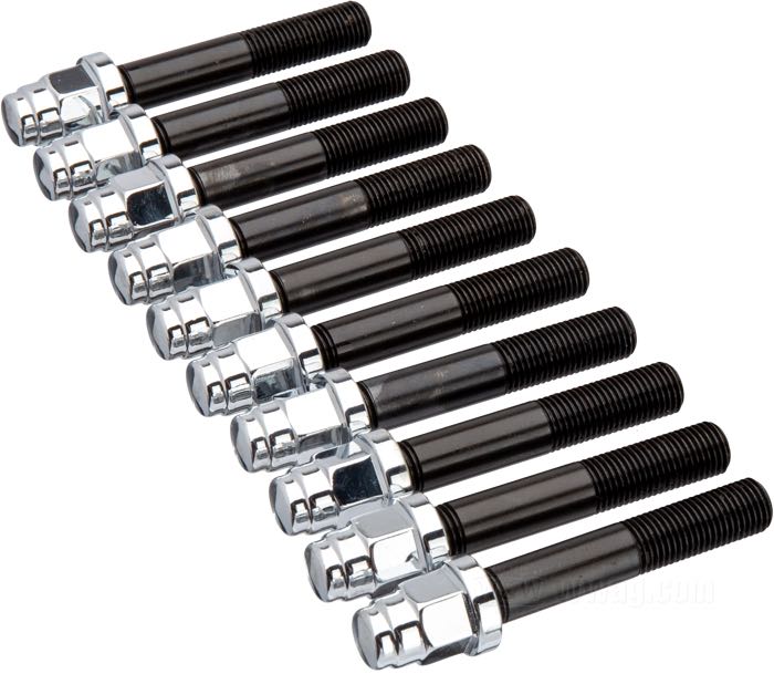 W&W Cycles Cylinder Head Bolts Kits Panhead/Shovelhead for Harley