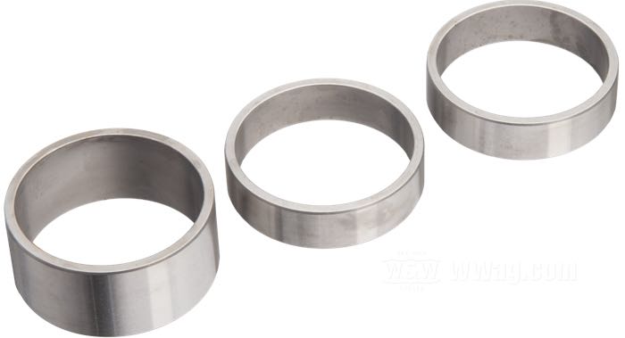 Pista de cojinete de Jims; para Kit de bielas; apropiado para Big Twin 1936-1999; acero; Ø 46.20 mm; tamaño: +0.000 ”; reemplaza OEM HD 24356-36A; peso bruto: 130 g