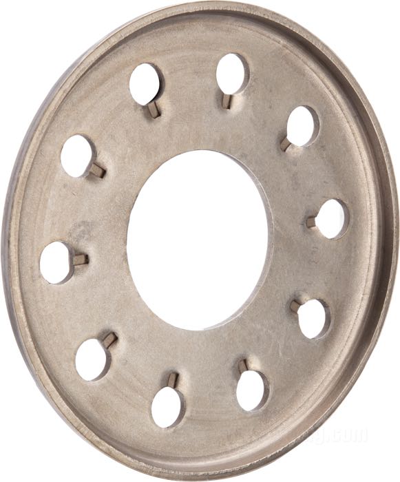 Piastrina di fissaggio; per Molle; atto per Big Twin 1941-primi 1984; acciaio, 10 fori; peso lordo: 140 g