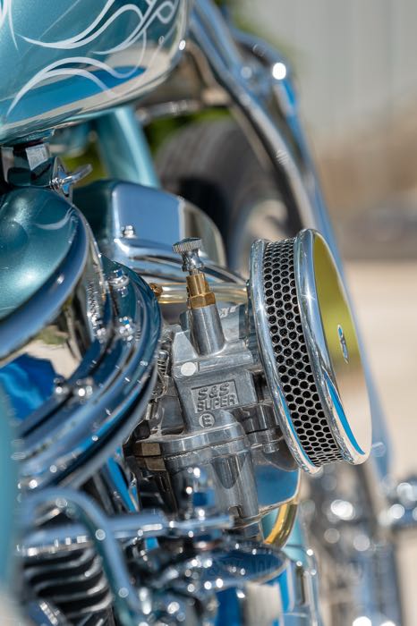 Starter »Classic« de Kustom Tech; pour carbus S&S; acier inox / laiton / aluminium, à 2 niveaux; poids brut: 60 g