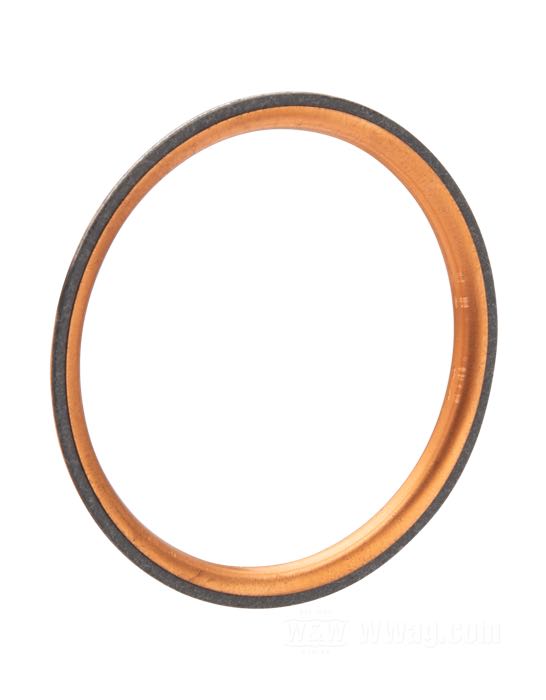 Dichtung von James Gaskets; für Auspuffkrümmer / Zylinderkopf; passend für Big Twin 1966-1983, FL(H) 1984; Kupfer; ersetzt OEM HD 65834-68A; Bruttogewicht: 4 g