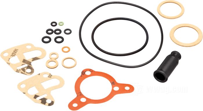 Kit guarnizioni; per Carburatore a farfalla; per Dell’Orto PHM; gomma / carta; peso lordo: 10 g