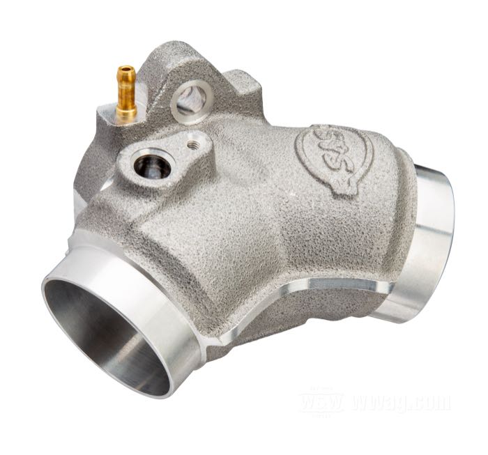 Pipe d'admission de S&S; adaptable à Twin Cam; pour carburateurs S&S Super B/E; poids brut: 290 g