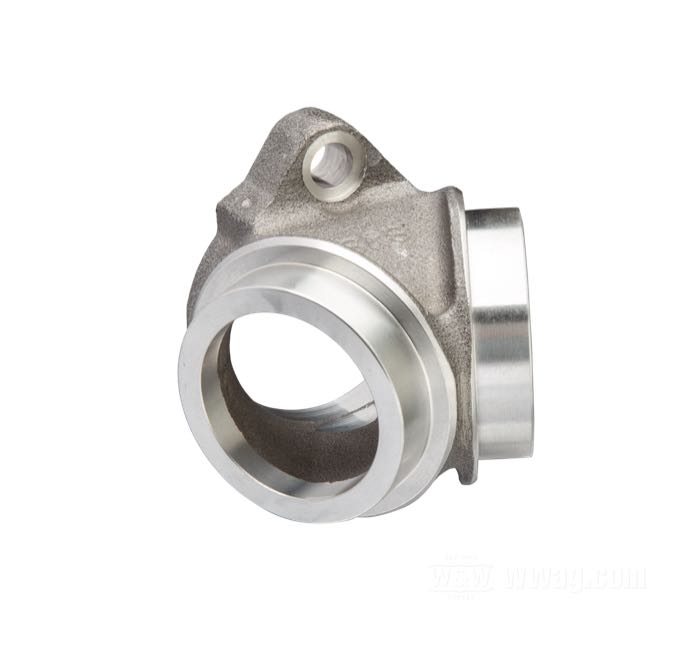 Pipe d'admission de S&S; adaptable à Shovel 1979-1983, Sportster 1979-1985 (collet Rubberband); pour carburateurs S&S Super B/E; poids brut: 200 g