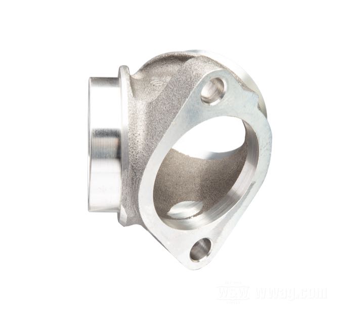 Pipe d'admission de S&S; adaptable à Shovel 1979-1983, Sportster 1979-1985 (collet Rubberband); pour carburateurs S&S Super B/E; poids brut: 200 g