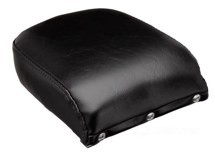Coussin dossier de Le Pera; pour Dosserets; simili cuir, noir, lisse, sans clous; largeur x hauteur: 150 x 210 mm; USA; poids brut: 680 g