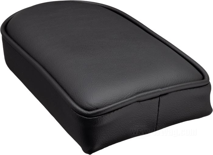 Cuscino schienale di Khrome Werks; per sissy bars Lowboy; similpelle, nero, liscio; L x A x P: 14 x 25 x 5 cm; peso lordo: 630 g