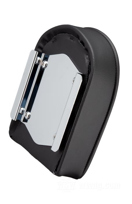 Back Pads by Khrome Werks; for Mini Lowboy sissy bars; synthetic leather, black, smooth; width x height: 140 x 180 mm; gross weight: 540 g