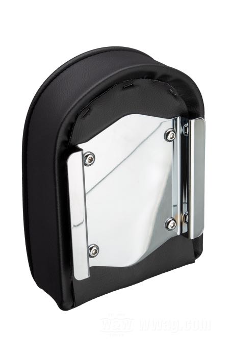 Back Pads by Khrome Werks; for Mini Lowboy sissy bars; synthetic leather, black, smooth; width x height: 140 x 180 mm; gross weight: 540 g