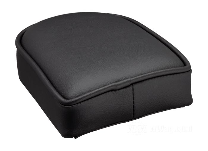 Back Pads by Khrome Werks; for Mini Lowboy sissy bars; synthetic leather, black, smooth; width x height: 140 x 180 mm; gross weight: 540 g