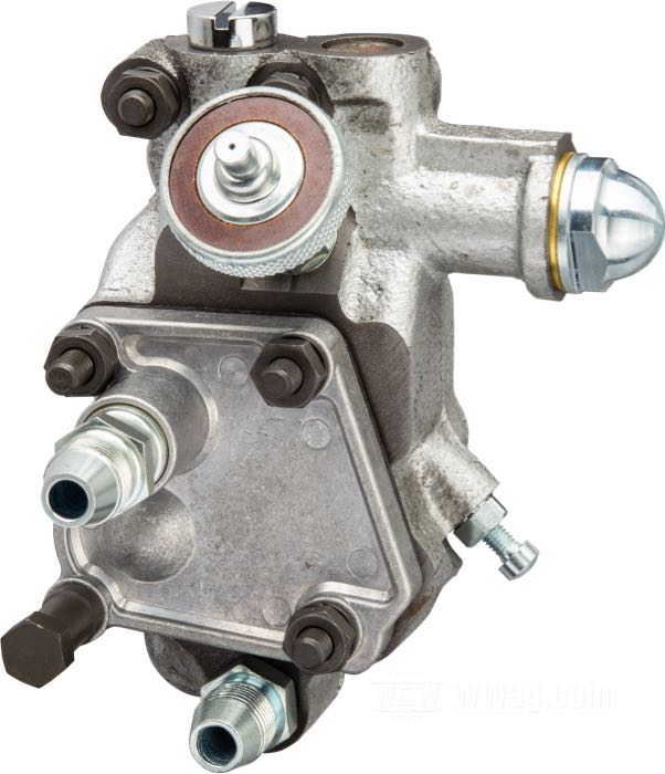 Ölpumpe; passend für OHV Big Twin 1950-1967; Gusseisen; ersetzt OEM HD 26201-48D; Bruttogewicht: 1.6 kg