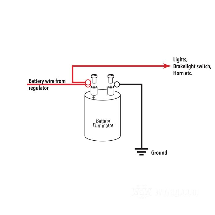 Condensador »Battery Eliminator« de Cycle Electric; para Magneto; acero / papel / cobre / goma, capacidad: 18000 uF; largo: 55 mm; Ø 35 mm; peso bruto: 70 g