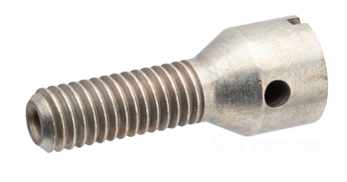 Tornillo ventilación de Colony; para Transmisión; apropiado para FL 1956-1978, FX 1971-1979; acero, CAD (método ZnNi); rosca: 1/4”-24; rosca: 1/4”-24; cabeza ranurada; reemplaza OEM HD 34720-56; EE. UU.; peso bruto: 9.6 g