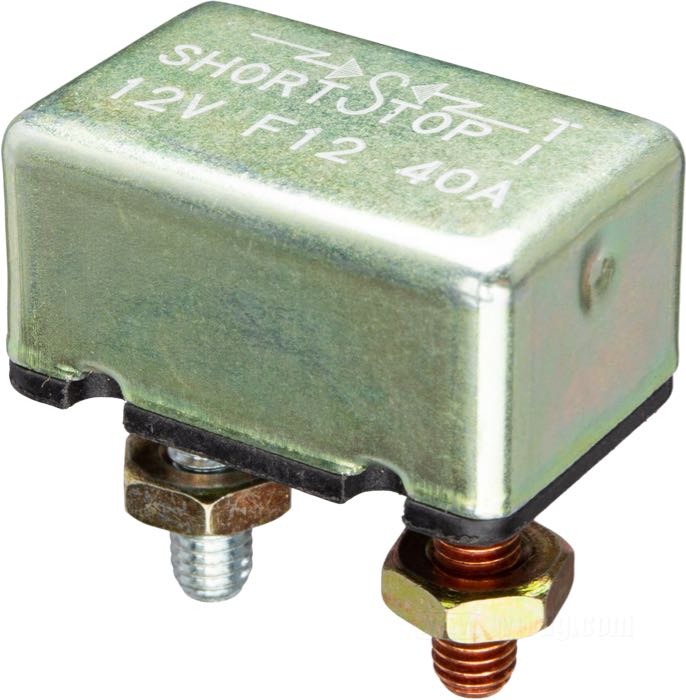 Fusible bimétallique; adaptable à Touring 1999-2005; zingué; 40 A; remplace OEM HD 74600-97A; poids brut: 23.6 g
