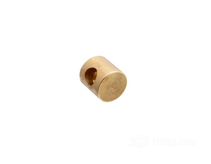 Nipplo da saldare  di Bates; per Leve manuali freno e frizione stile AMAL; ottone; lunghezza: 9.8 mm; Ø 9.7 mm; Germania; peso lordo: 6 g