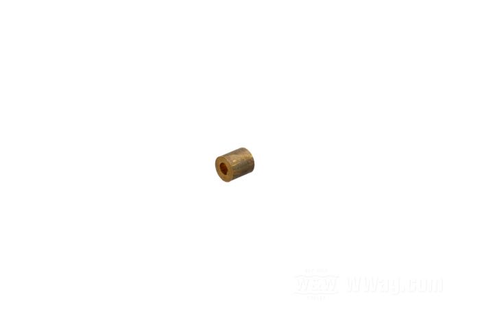 Solder type fitting by Barnett; brass; length: 3.43 mm; Ø 3.18 mm; inner Ø: 1.19 mm; USA; gross weight: 1 g