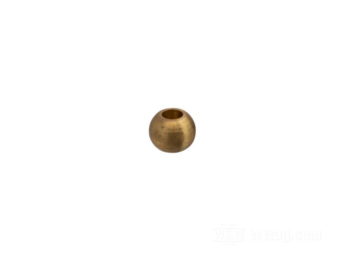 Embout à souder »sphère« de Barnett; laiton; Ø 7.95 mm; Ø intér.: 3.56 mm; USA; poids brut: 1 g