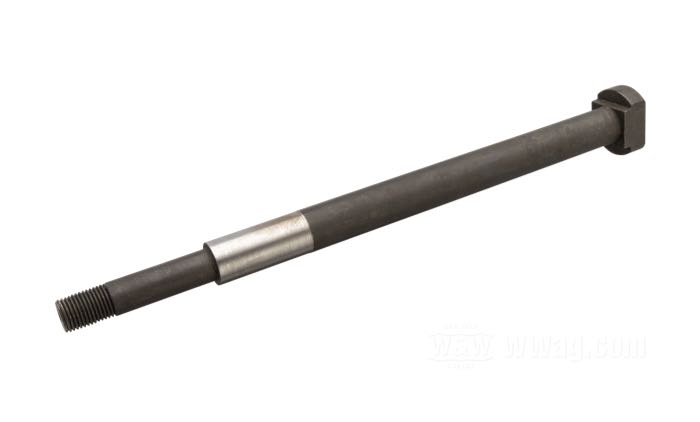 Perno posteriore; per Mozzo Star con cuscinetti conici; atto per modelli 750cc solo 1941-1952; acciaio, parkerizzato; lunghezza: 265 mm; Ø 17.5 mm; filettatura: 1/2”-20; Germania; peso lordo: 491 g