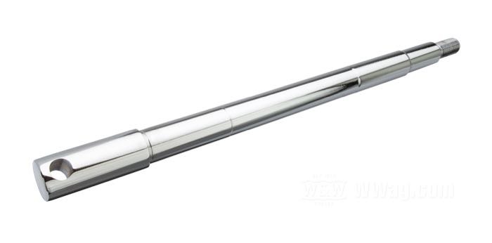 Vorderachse; passend für FL 1981-1984, FLT 1983-1987, FXWG, FXST 1984→; Stahl, verchromt; Länge: 327 mm; Ø 19 mm; Gewinde: 1/2”-20; ersetzt OEM HD 43346-83B; Bruttogewicht: 740 g