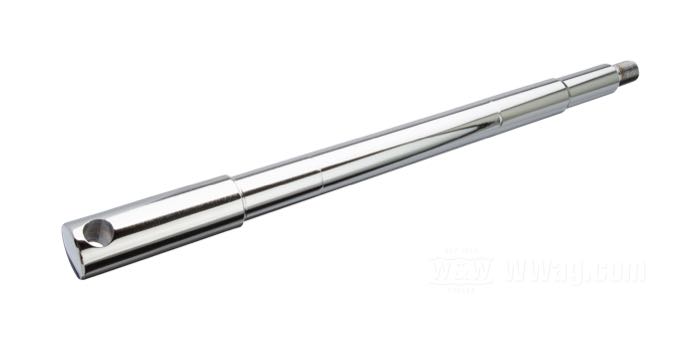 Vorderachse; passend für FL 1973-1980 und FXWG 1980-1983; Stahl, verchromt; Länge: 327 mm; Ø 19 mm; Gewinde: 1/2”-20; ersetzt OEM HD 43875-73; Bruttogewicht: 750 g