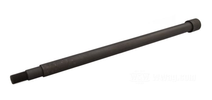Axe avant de Cannonball; pour Fourches à lames de ressorts Cannonball; roues avec des roulements 17 mm et roues Cannonball; acier, parkerisé; longueur: 333 mm; Ø 17 mm; filetage: 1/2”-20; poids brut: 597 g